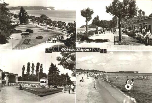 Goehren Ruegen Bühne Strand Promenade