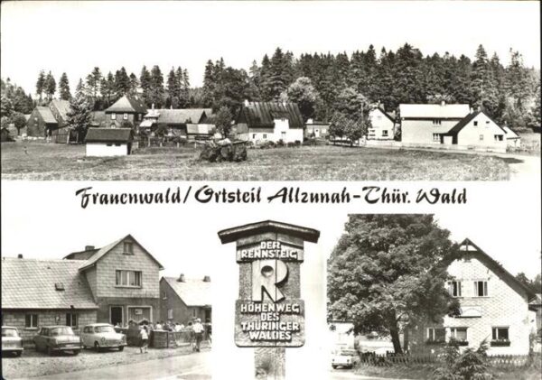 Allzunah Rennsteig Höhenweg