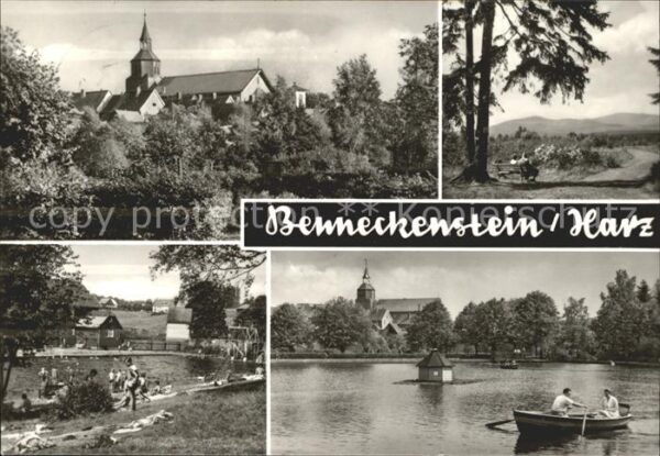Benneckenstein Kurpark Brockenblick Freibad Gondelteic