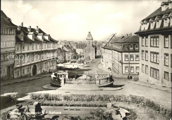 Gotha Thueringen Hauptmarkt Rathaus