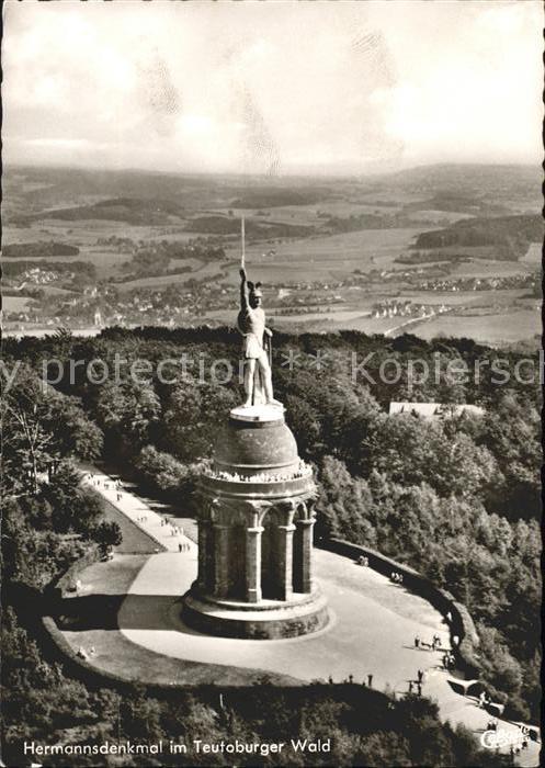 Hermannsdenkmal Fliegeraufnahme