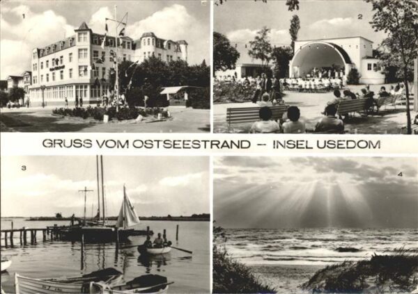 Usedom Heim Glück auf Konzertpavillon Achterwa