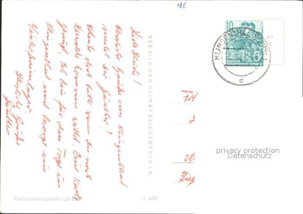 Aschberg Vogtland Ortsansichten Skispuren Berghaus – Bild 2