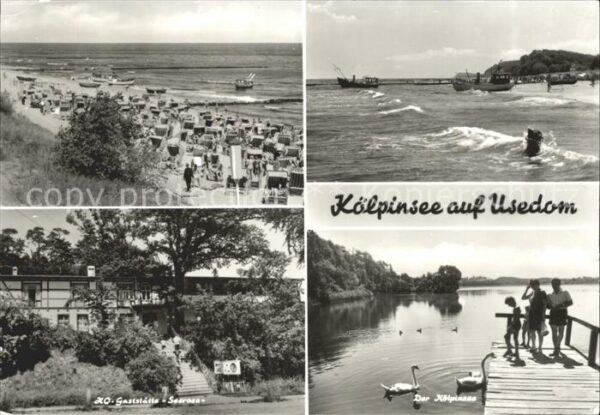 Koelpinsee Usedom Loddin HO Gaststätte Seerose Strand Sch