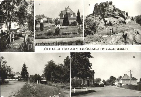 Gruenbach Vogtland FDGB Erholungsheim Louis Müller Lochste