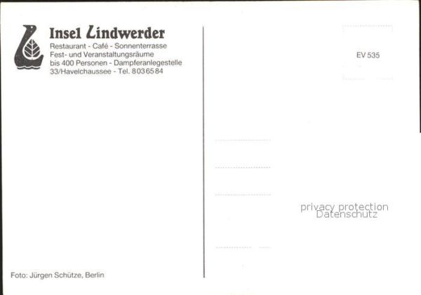 Berlin Restaurant Insel Lindwerder – Bild 2