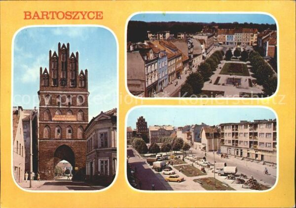 Bartoszyce Bartenstein Gotycka Brama Lidzbarska XV przebudowan