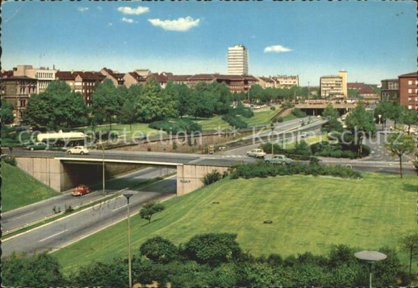 Duisburg Ruhr Stadtautobahn Hauptbahnhof