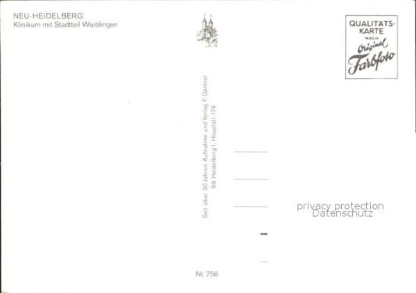 Heidelberg Neckar Klinikum Stadtteil Wieblingen – Bild 2