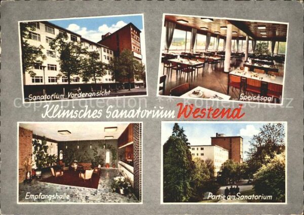 Bad Wildungen Klinisches Sanatorium Westend Speisesaa