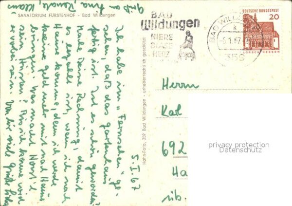 Bad Wildungen Sanatorium Fürstenhof – Bild 2