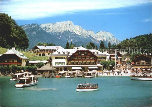 Koenigssee Untersberg Seeplatz Boot