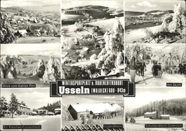 Usseln Skilift Schullandheim Gutersloh Jugendh