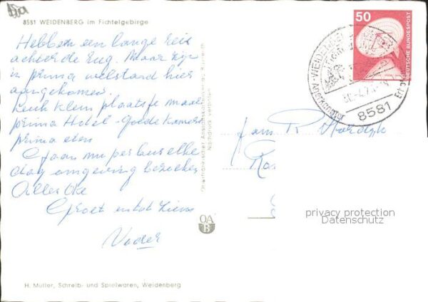 Weidenberg Teilansicht Treppenstrasse – Bild 2