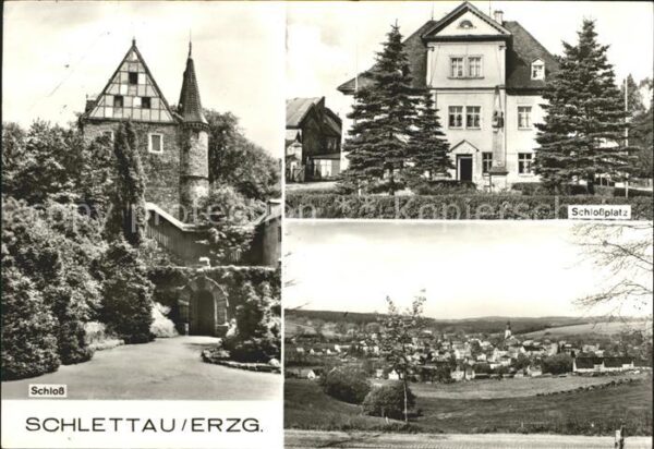 Schlettau Erzgebirge Schloss Schlossplatz