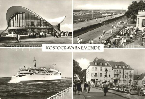Rostock-Warnemuende Gaststätte Teepott Strandpromenade Fähr