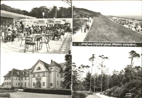 Graal-Mueritz Ostseebad Cafe Eis Terrasse Broiler Gaststätte Sa