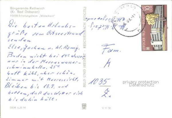 Boergerende-Rethwisch FDGB Erholungsheim Waterkant – Bild 2