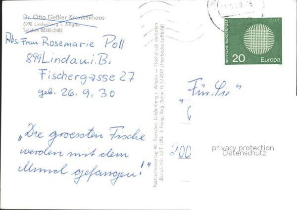 Lindenberg Allgaeu Dr Otto Gessler Krankenhaus – Bild 2