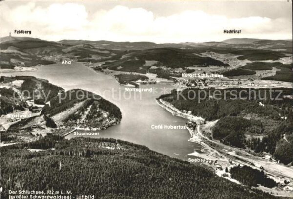 Schluchsee Staumauer Cafe Hubertus Seebrugg Wolfsg