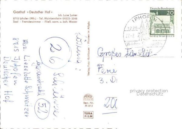 Iphofen Gasthof Deutscher Hof – Bild 2