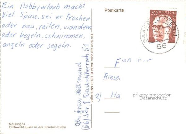 Melsungen Fulda Fachwerkhäuser Brückenstrasse – Bild 2