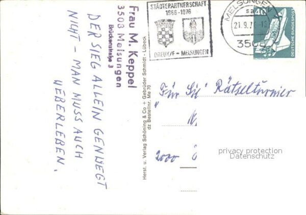 Melsungen Fulda Schlosspark Rathaus Pennigbrücke Schlos – Bild 2