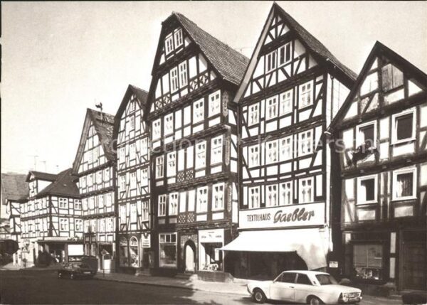 Melsungen Fulda Fachwerkhäuser Fritzlarer Strasse