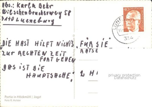 Moeckmuehl Jagst alte Häuser Teich – Bild 2