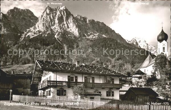 Grainau mit Zugspitze