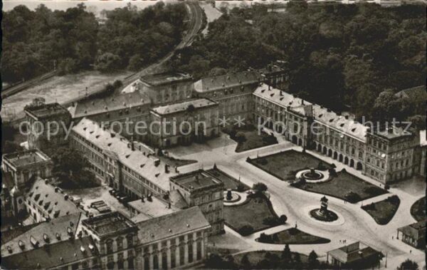 Mannheim Fliegeraufnahme Schloss