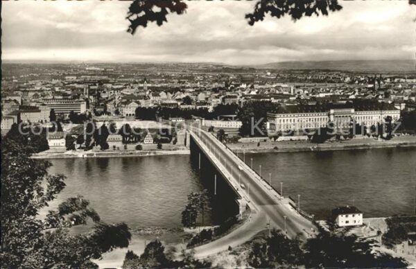 Koblenz Rhein mit Rheinbrücke