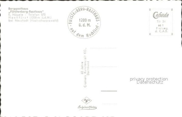 Titisee-Neustadt Fliegeraufnahme Berggasthaus Fürstenber – Bild 2
