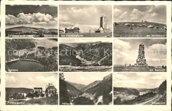 Feldberg Schwarzwald Turm Feldsee Seebuck Mittelbuck Titisee