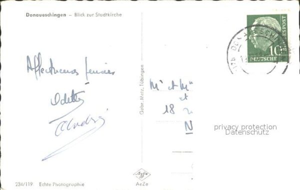 Donaueschingen Partie an Stadtkirche – Bild 2
