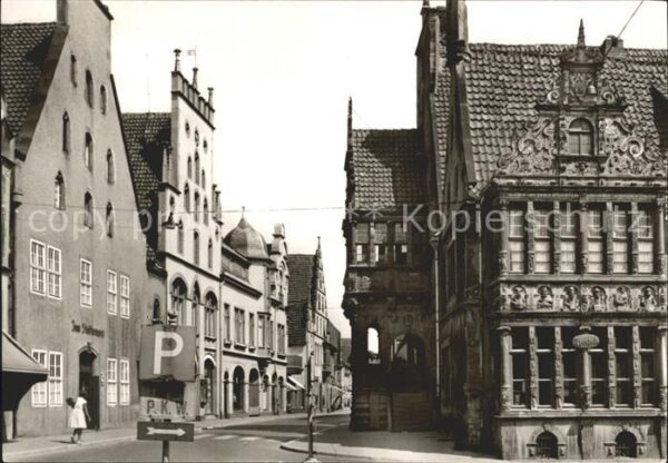 Lemgow Niedersachsen Ratsapotheke und Mittelstadt Hansestadt