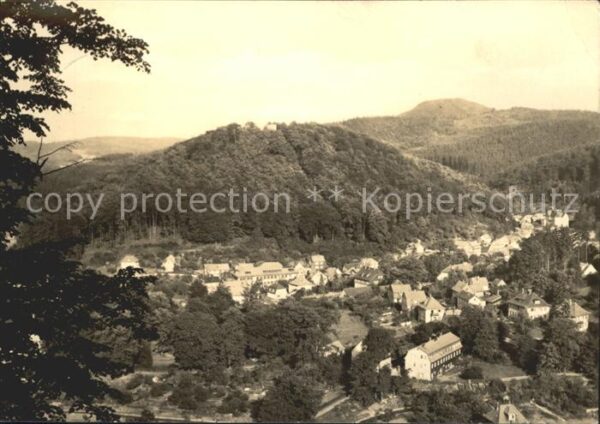 Thal Ruhla Blick von der alten Kapelle