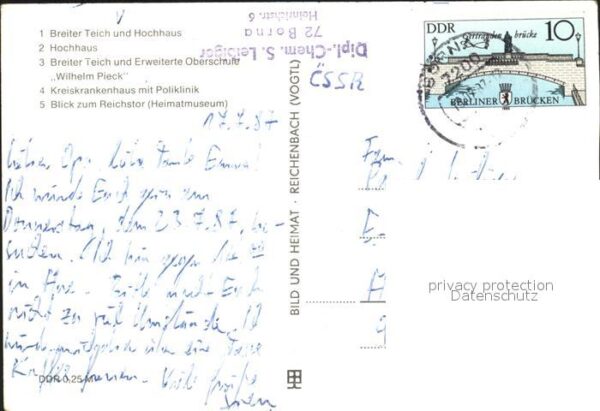 Borna Breiter Teich Hochhaus Krankenhaus Reic – Bild 2