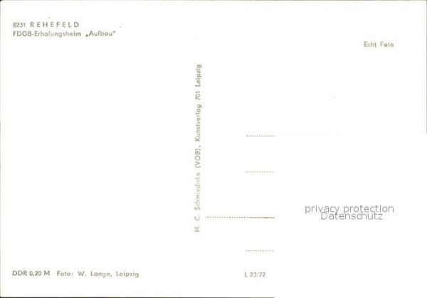 Rehefeld-Zaunhaus FDGB Erholungsheim Aufbau – Bild 2