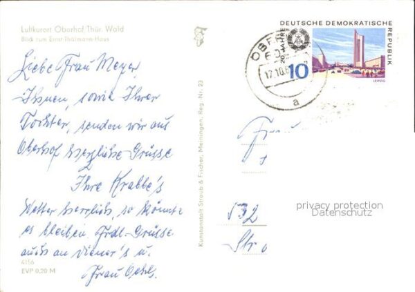 Oberhof Thueringen Ernst Thälmann Haus – Bild 2