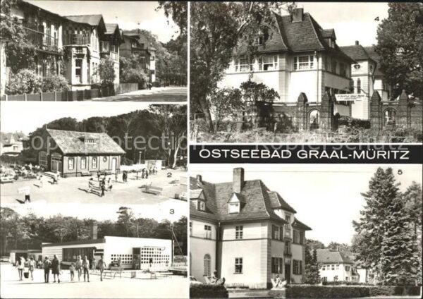 Graal-Mueritz Ostseebad Karl Marx Strasse Milchbar-Seestern San
