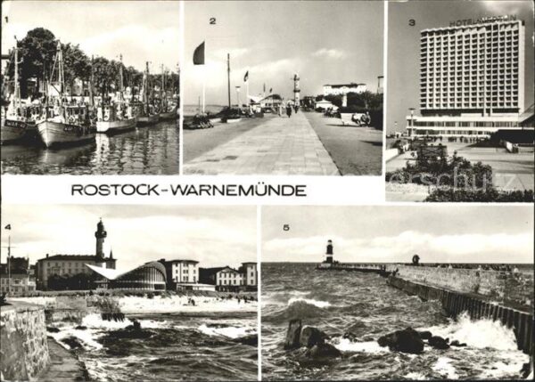 Warnemuende Ostseebad Alter Strom Strandpormenade Hotel-Neptu