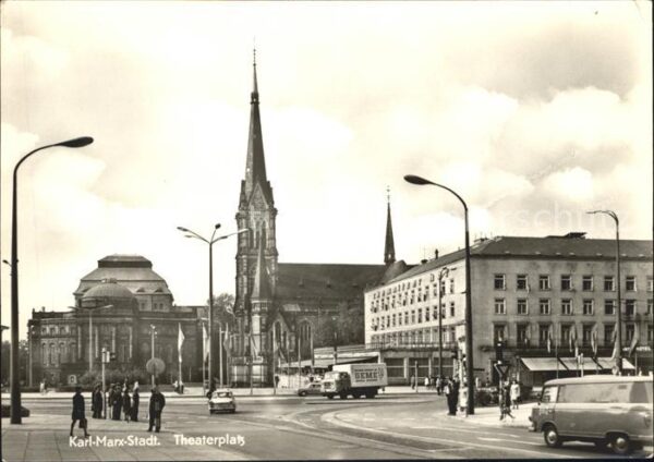 Karl-Marx-Stadt Theaterplatz