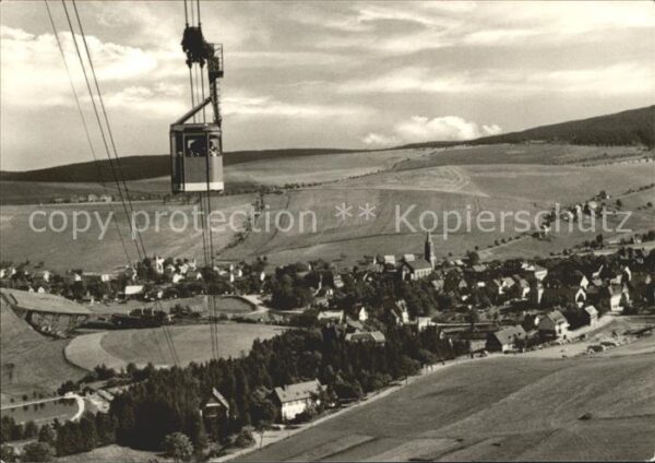 Oberwiesenthal Erzgebirge mit Seilbahn