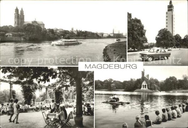 Magdeburg Elbe Dom Adolf-Mittag-See