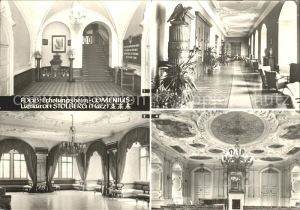 Stolberg Harz FDGB Erholungsheim Comenius Roter Saal