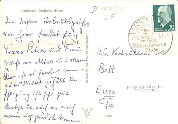 Stolberg Harz Ludertal FDGB Erholungsheim Waldfrieden – Bild 2