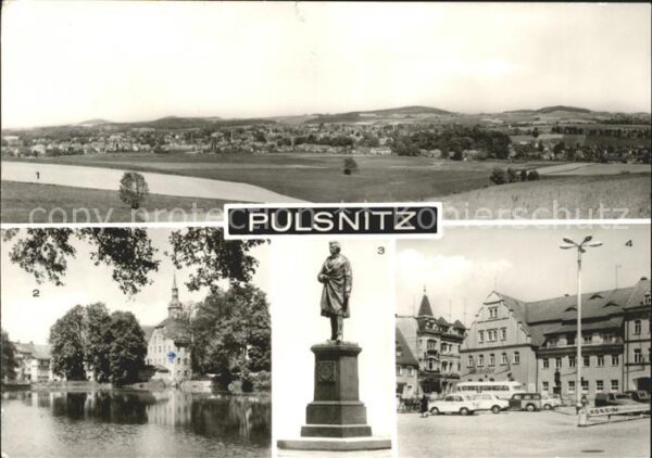 Pulsnitz Sachsen Schloßteich Ernst Rietschel Denkmal