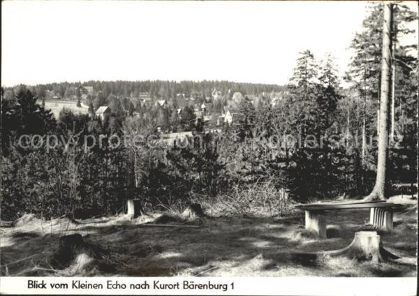 Baerenburg Sachsen Blick vom Kleinen Echo