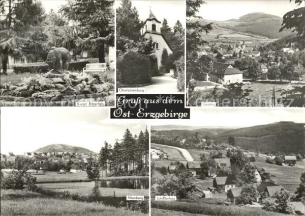 Erzgebirge Region Bärenfels Geising Altenberg Oberbärenbu